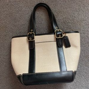 Coach Straw Bag